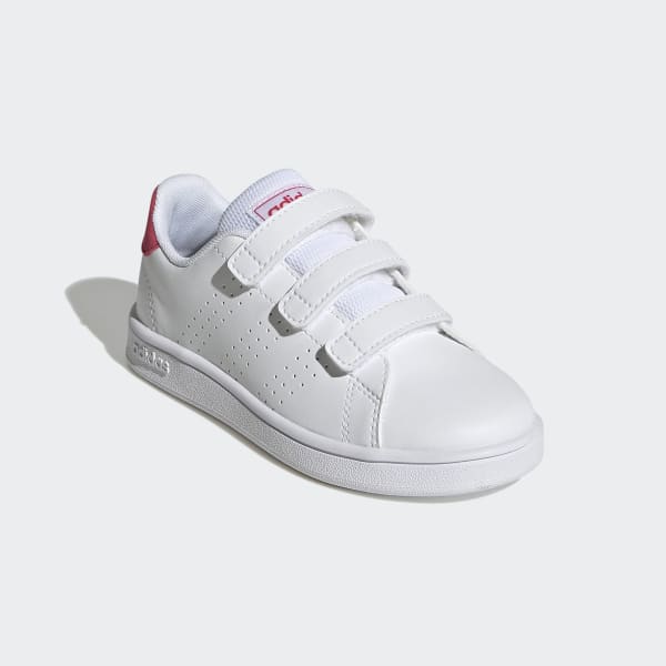 Blanc Chaussure à scratch Advantage Court Lifestyle