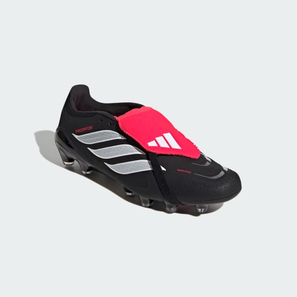 ブラック プレデター LEAGUE フォールディングタン HG サッカースパイク / 土・人工芝用 / PPREDATOR LEAGUE Fold-Over Tongue Hard Ground Football Boots