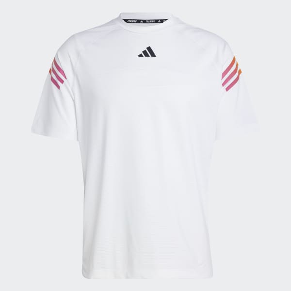 Bianco T-shirt da allenamento Train Icons 3-Stripes