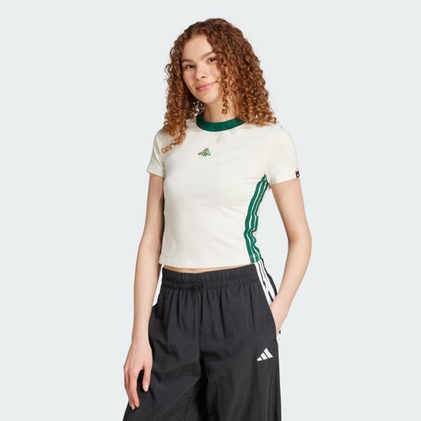 Blanco Camiseta Pizza Graphic