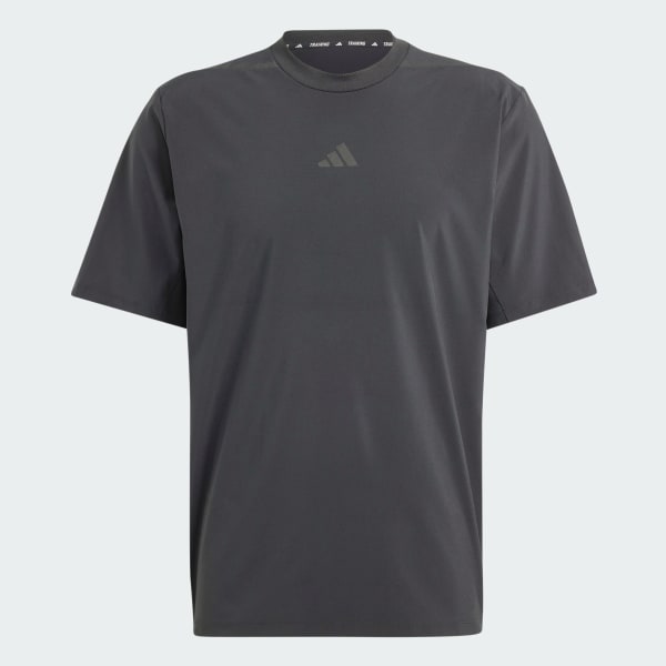 Negro Playera Workout Pump Cover-Up