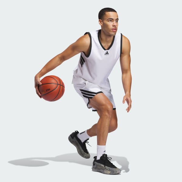 สีขาว เสื้อแข่ง adidas Crazy Lite