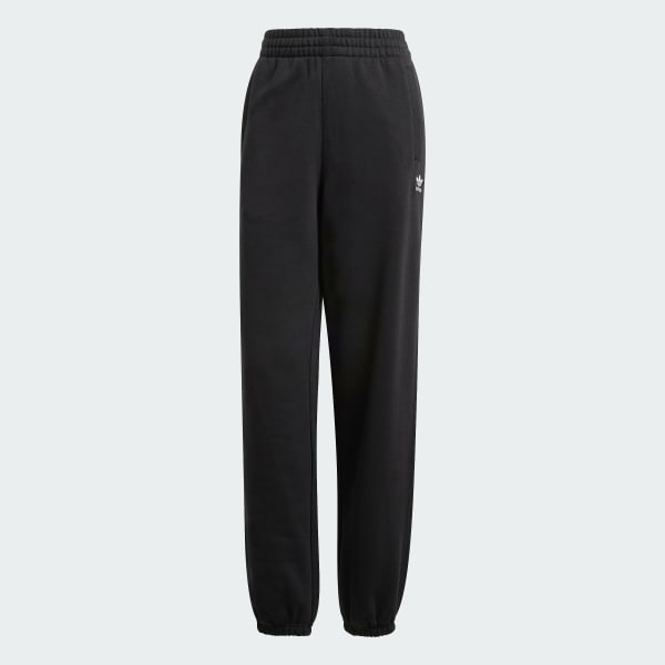 zwart Essentials Fleece Loose Joggingbroek