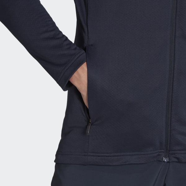 modrá Bunda Terrex Multi Primegreen Full-Zip Fleece