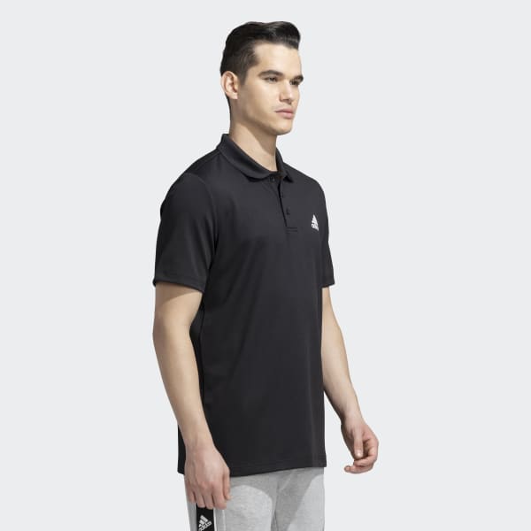 Black DESIGN 2 MOVE POLO TEE