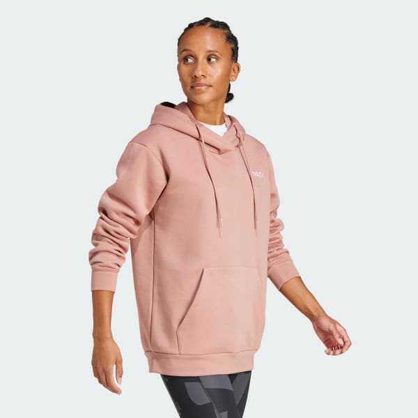 Rosado Polera con capucha Terrex Multi con logo pequeño