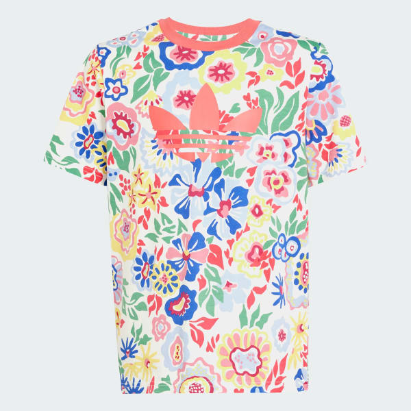Blanco Polera adidas Originals x Liberty London Niños