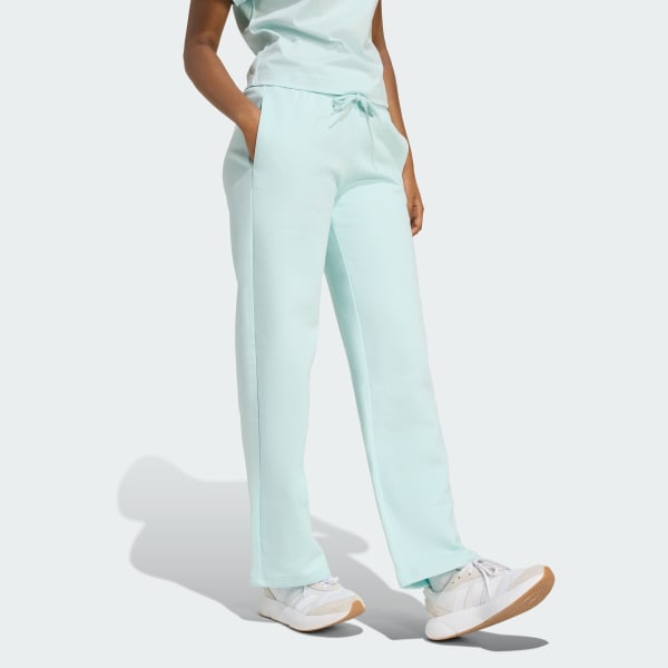 Turquoise Pantalon droit Essentials Small petit Logo Feel Cozy
