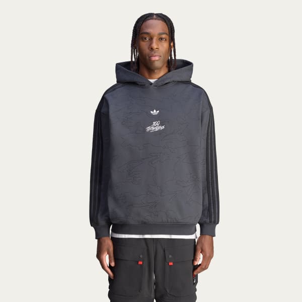 adidas 100 Thieves Hoodie Grey Free Shipping with adiClub