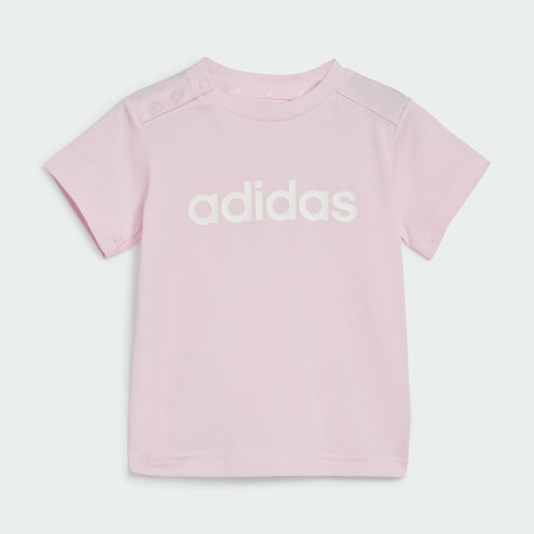 Pink Essentials Lineage Organic Cotton Tee and Shorts Set