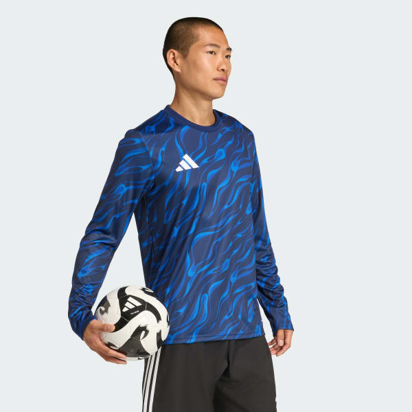 ブルー プラクティス 長袖ジャージ