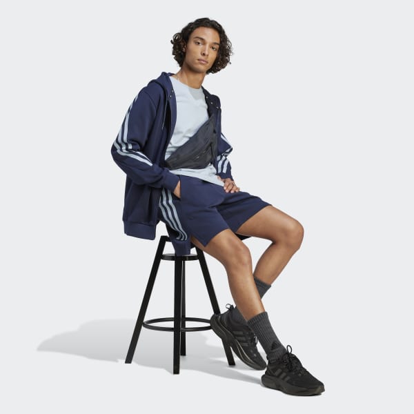Niebieski Future Icons 3-Stripes Shorts