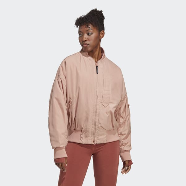 Brown adidas by Stella McCartney Woven Bomber Jacket