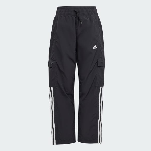 Svart Street Jam Woven Cargo Bukse