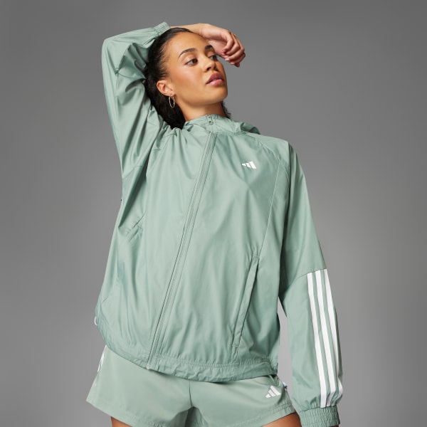 adidas Hyperglam Windbreaker Green adidas UK