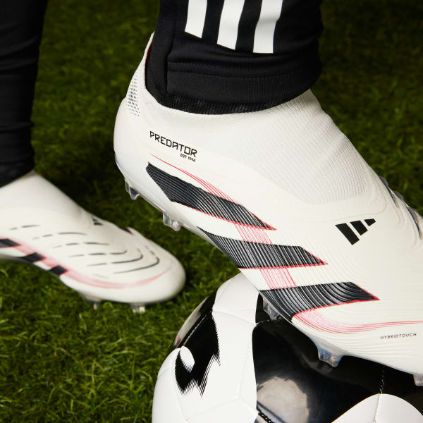 adidas Predator Elite Firm Ground Cleats - White | Free
