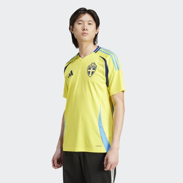 90s アディダス スウェーデン代表 ゲームシャツ 風 半袖 Tシャツ イエロー a41d4fded1b8d6bc7f12867b4cfb0b
