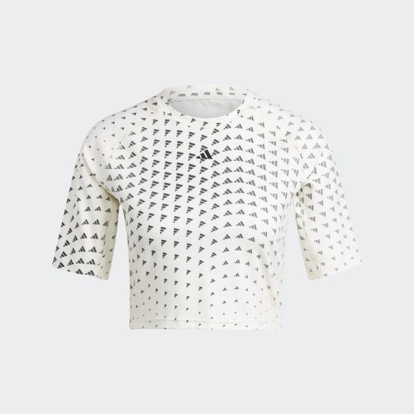 Blanco Remera Performance Brand Love