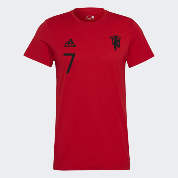 Red Manchester United Graphic Tee