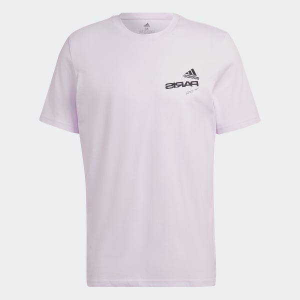 Ροζ Paris Graphic Tee VM679