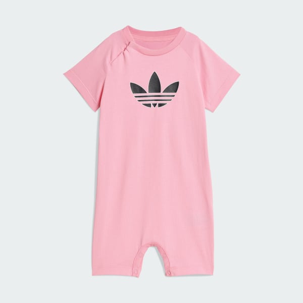Pink TREFOIL GIFT SET JUMPSUIT AND BEANIE