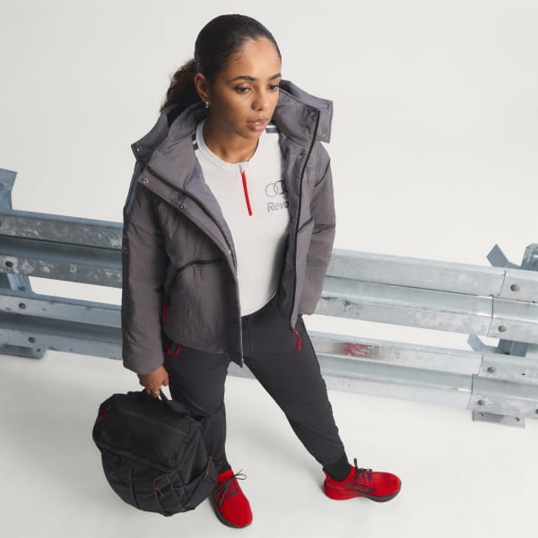 Grau AUDI REVOLUT F1 TEAM ENGINEERS & MARKETING PUFFER JACKE