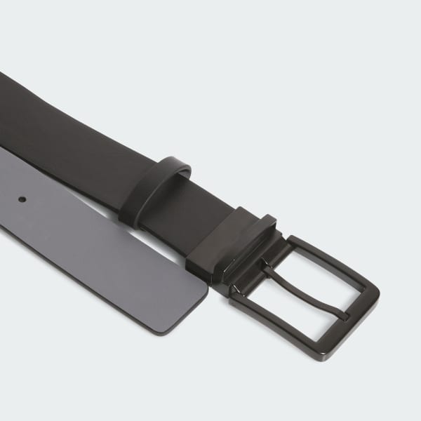 ブラック 【ゴルフ】リバーシブル ピンホールベルト