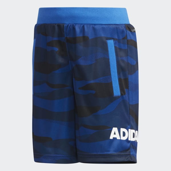 adidas blue camo shorts