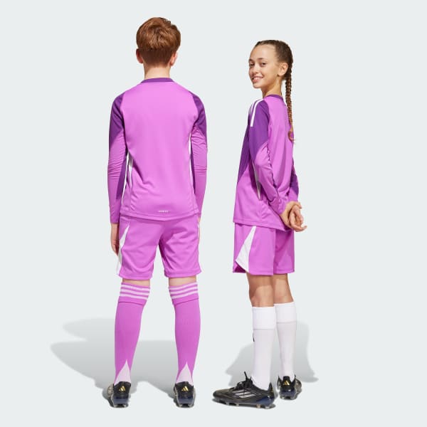 Lila Tiro 25 Pro Goalkeeper Shorts Kids