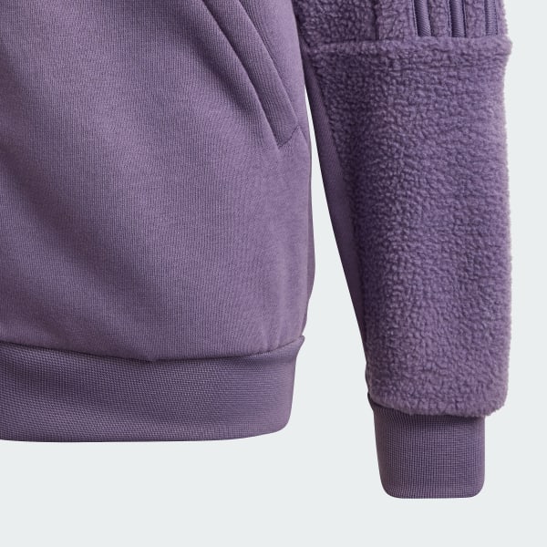 Purple Tiro Fleece Track Top Kids