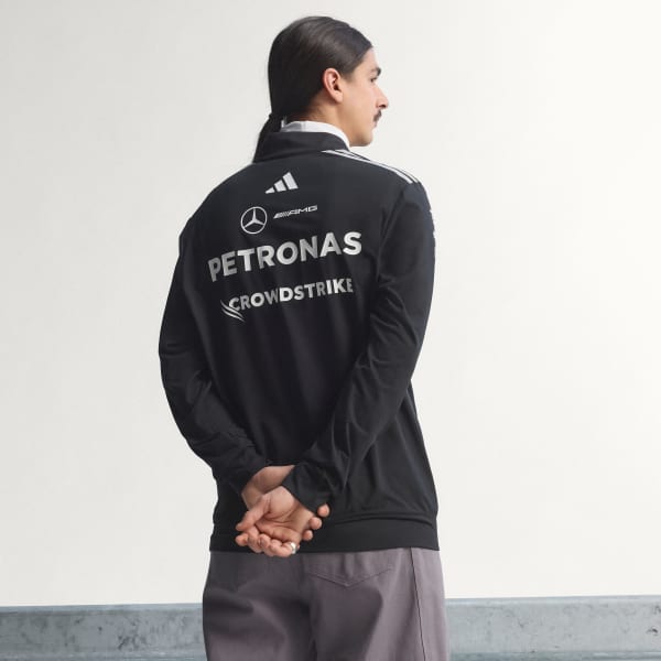Schwarz MERCEDES-AMG PETRONAS FORMULA 1 TEAM ENGINEERS QUARTER ZIP Sweatshirt