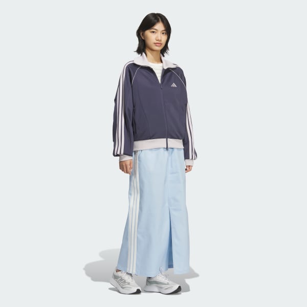 สีน้ำเงิน กระโปรงเดนิม STADIUM CHROME LOOSE FIT