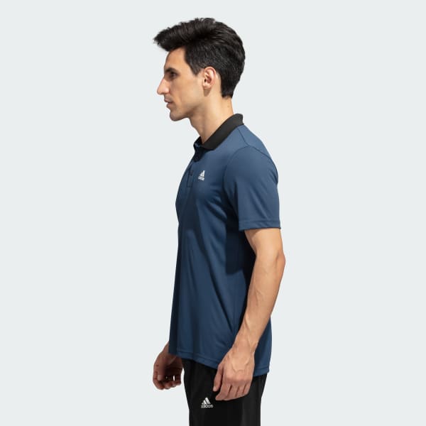 Blue SMU POLO TEE