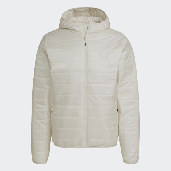 Beige Padded Hooded Puffer Jakke TR720