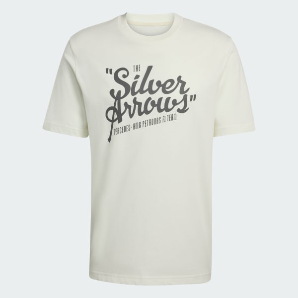 White MERCEDES - AMG PETRONAS FORMULA 1 TEAM SILVER ARROWS TEE 03 MEN