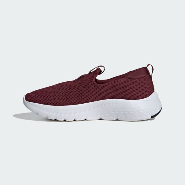 Burgundy adidas shoes cloudfoam top
