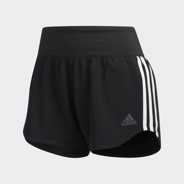 Black 3-Stripes Gym Shorts GLN35
