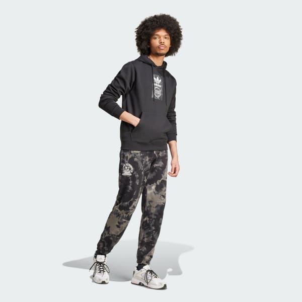 Black Camo Lab Hooded Sweatshirt