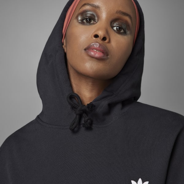 Negro Sudadera con capucha Always Original Snap-Buttons