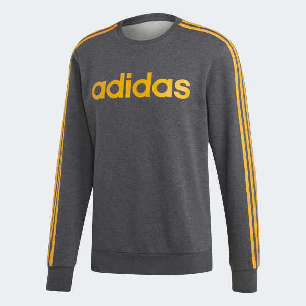 adidas Essentials 3 Streifen Sweatshirt Grau | adidas Austria adidas Essentials 3 Streifen Sweatshirt Grau | adidas Austria