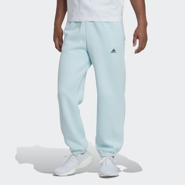 Pantalón Essentials FeelVivid Cotton Straight Leg - Azul adidas | adidas España