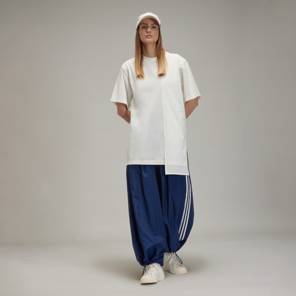 Blue Y-3 3-Stripes Nylon Pants