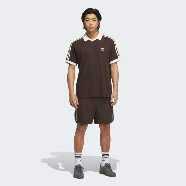 Brown Waffle Shorts