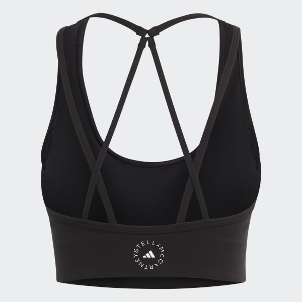 ADIDAS By STELLA Mccartney adidas by Stella McCartney TrueStrength Yoga  Medium Support Sports Bra, | Black Women‘s Sports Bras | YOOX