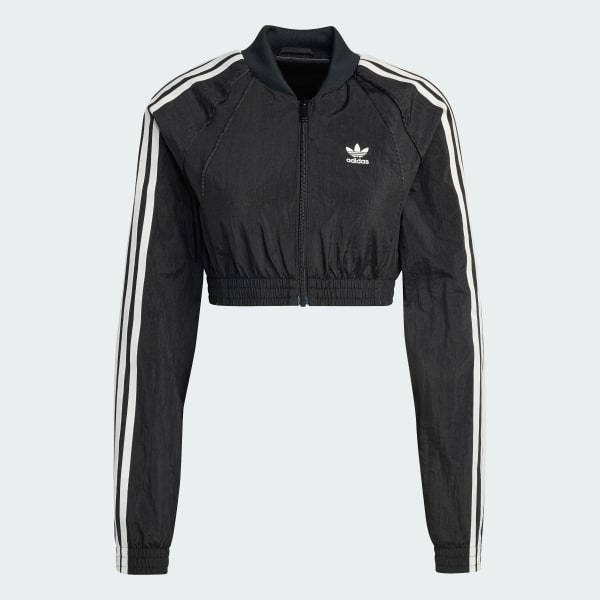 Slim Crop Track Top