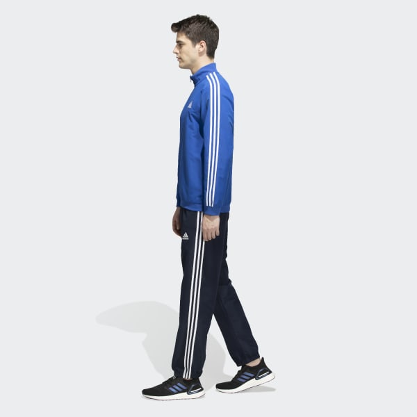 Blue Essentials Woven 3-Stripes Track Suit
