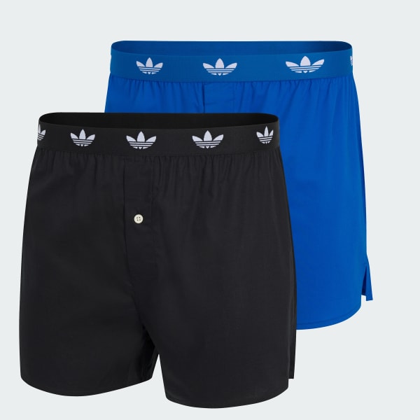 Zwart Comfort Core Cotton Icon Geweven Boxershort 2-Pack Ondergoed