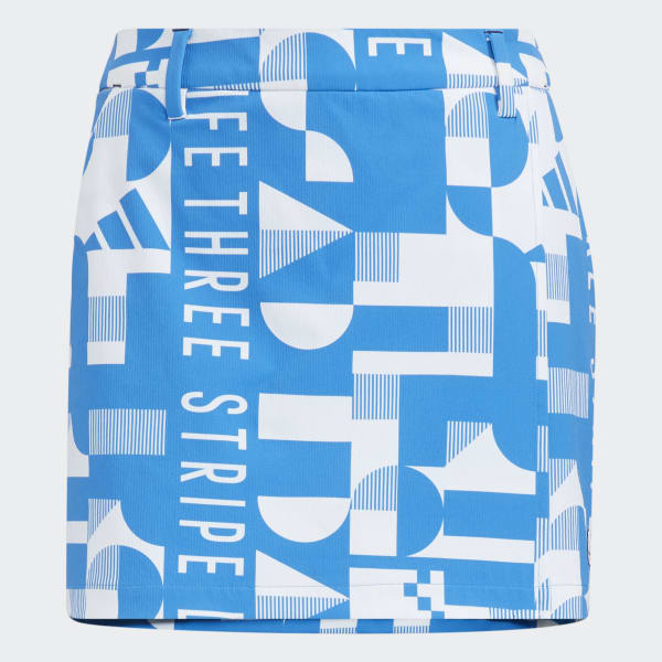 Blue Graphic Skirt