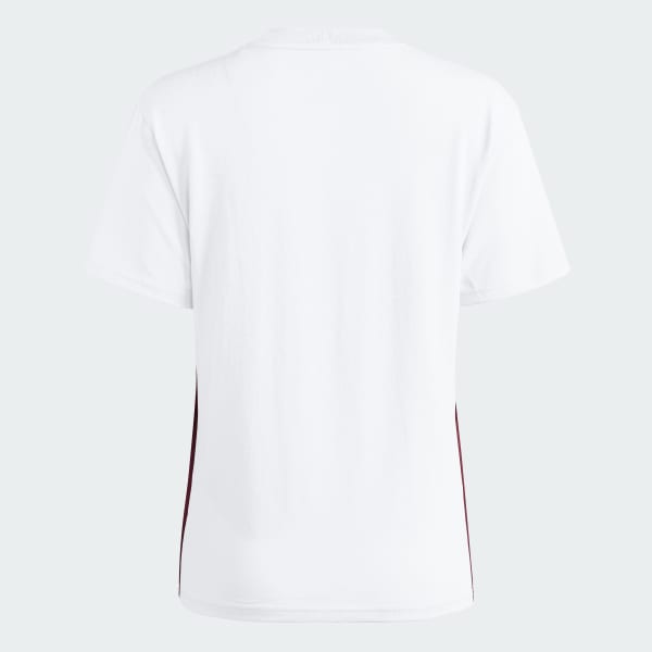 White Texas A&M Essentials 3-Stripes Cotton Tee