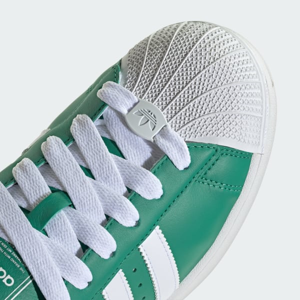 国内配送 adidas SUPER STAR II F.WHITE/C.GREEN/C.BLACK adidas Superstar II Shoes - Green | Free Shipping with